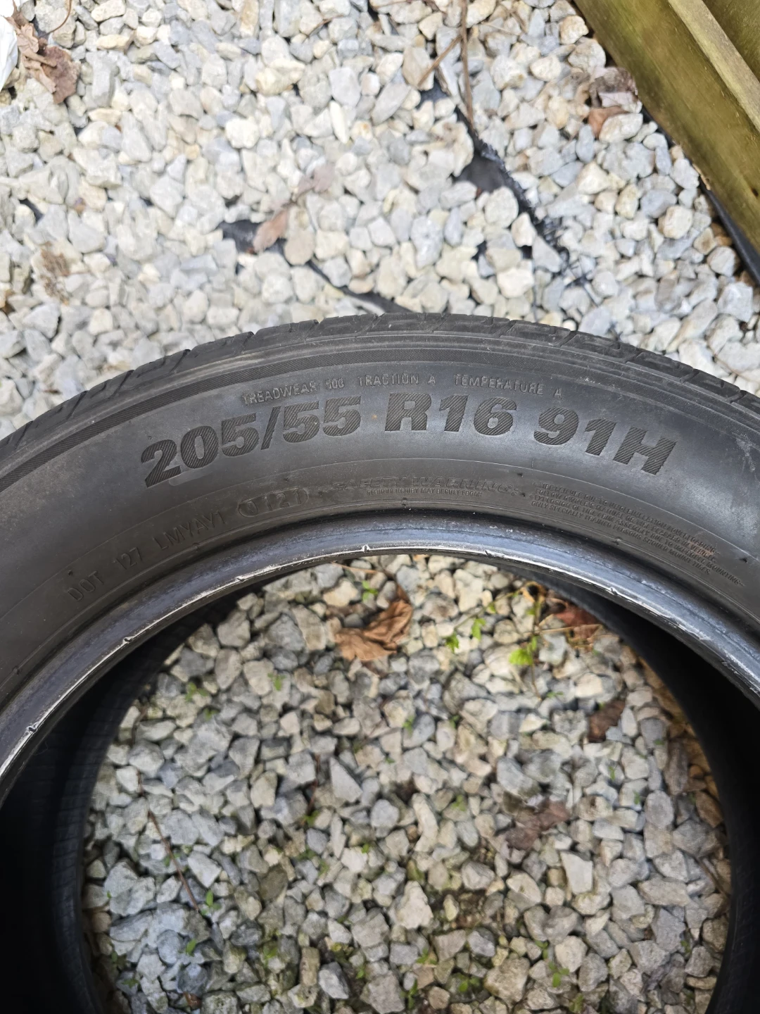4 Used Summer Tires 205/55R16 – Kumho & Tatko – Good Condition - photo 3