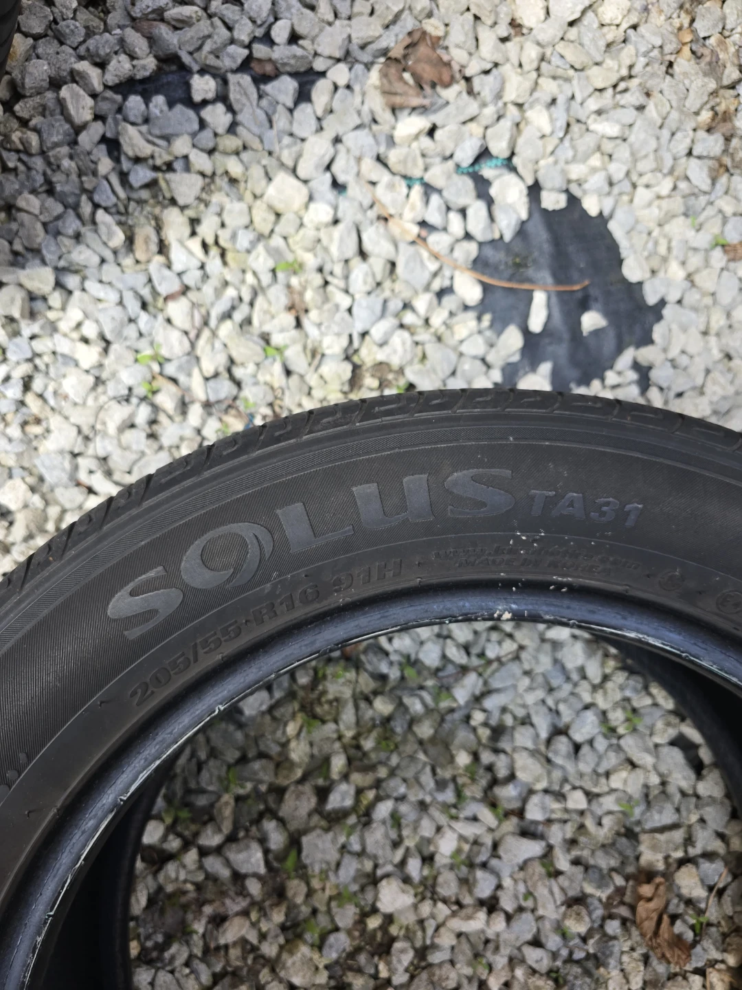 4 Used Summer Tires 205/55R16 – Kumho & Tatko – Good Condition - photo 4