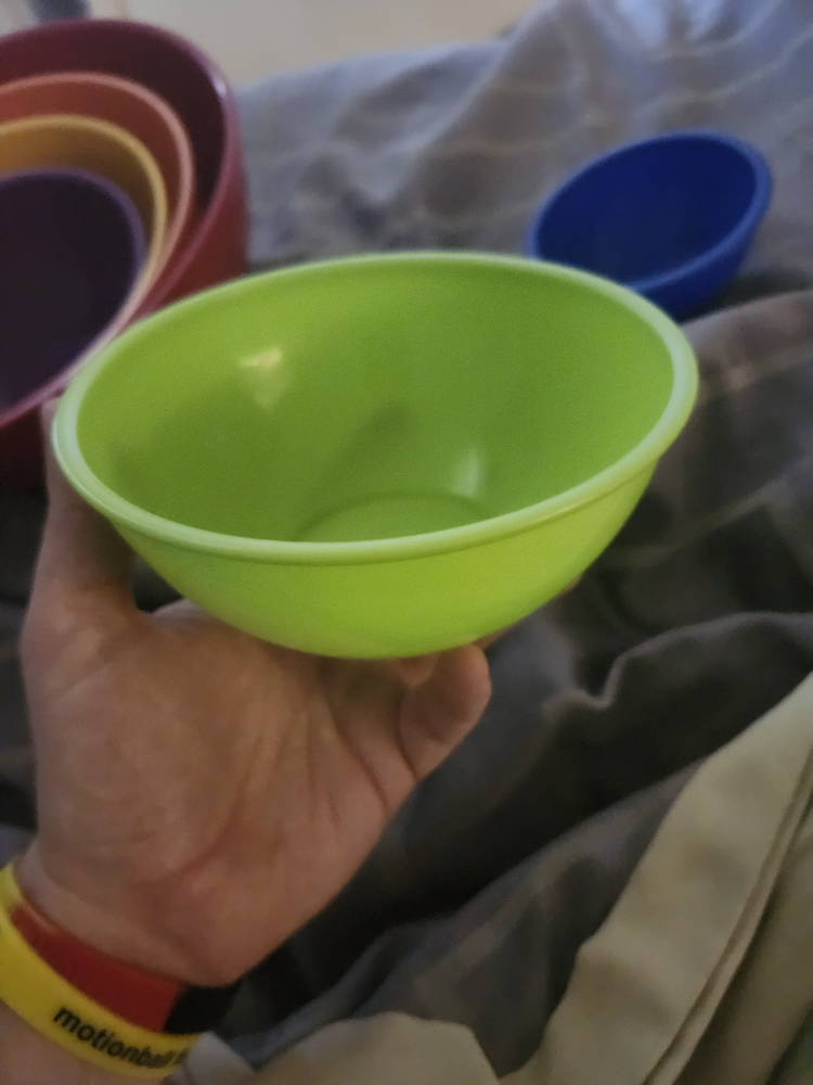 Set of 5 colourful mixing bowls - photo 2