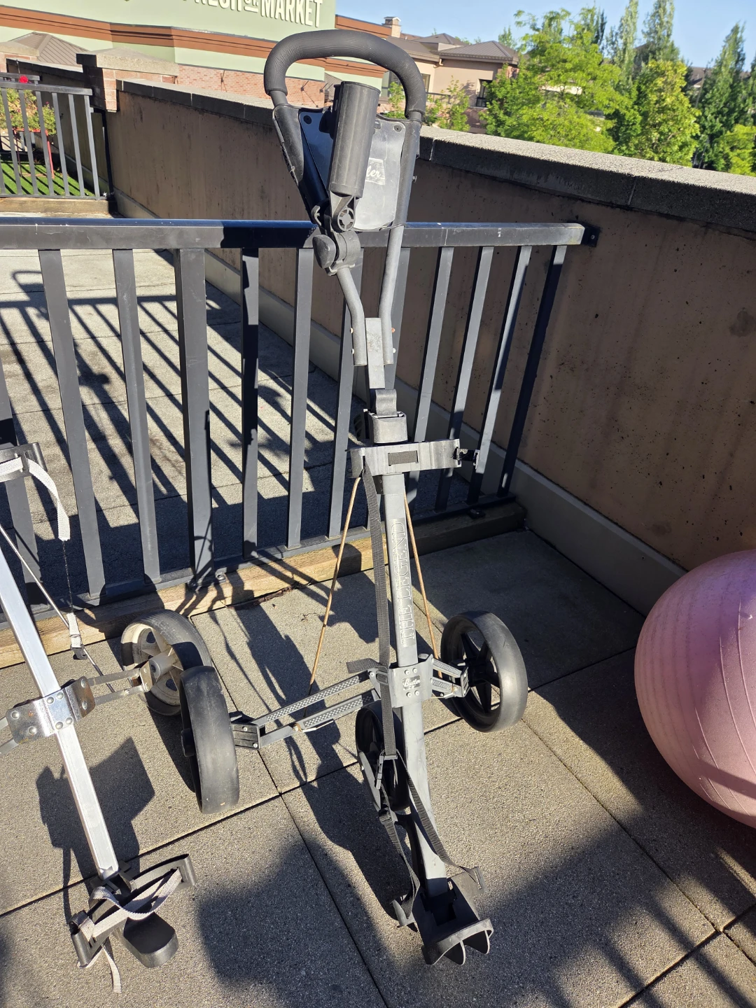 Free Two Golf Push Carts