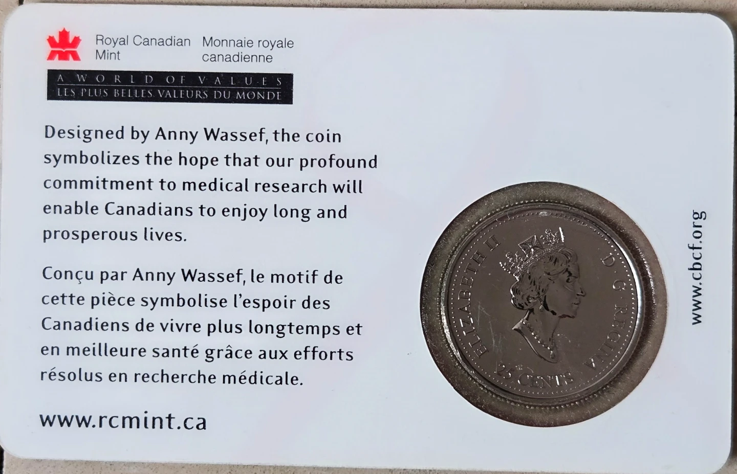 CIBC Run for the Cure 2000 'Health' Coin - photo 2