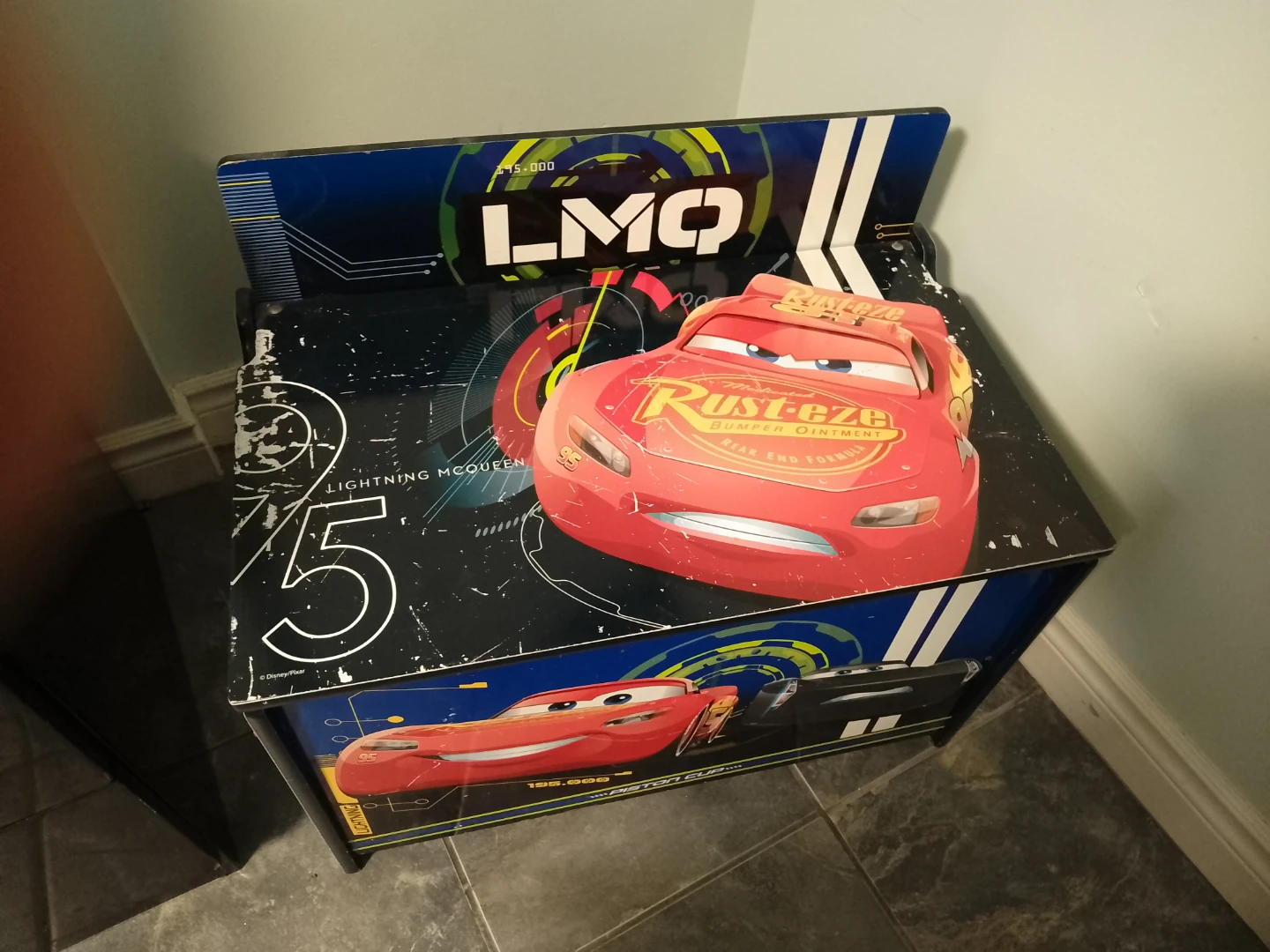 Storage Bench: Disney Pixar Cars Lightning McQueen