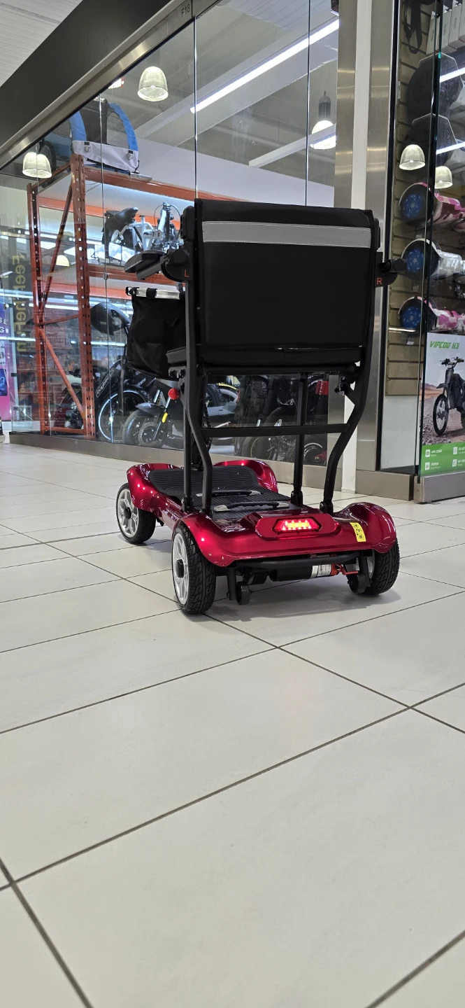 Red Mobility Scooter with Basket - photo 5