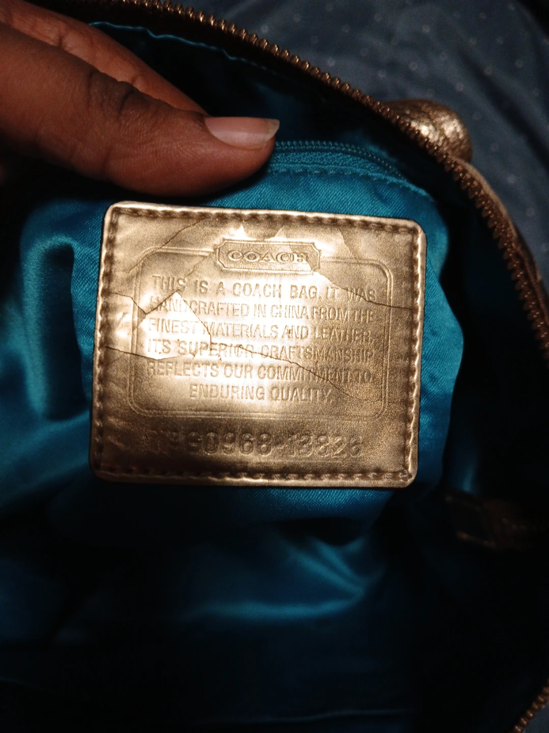 Coach Signature Pattern Tote Bag - photo 2