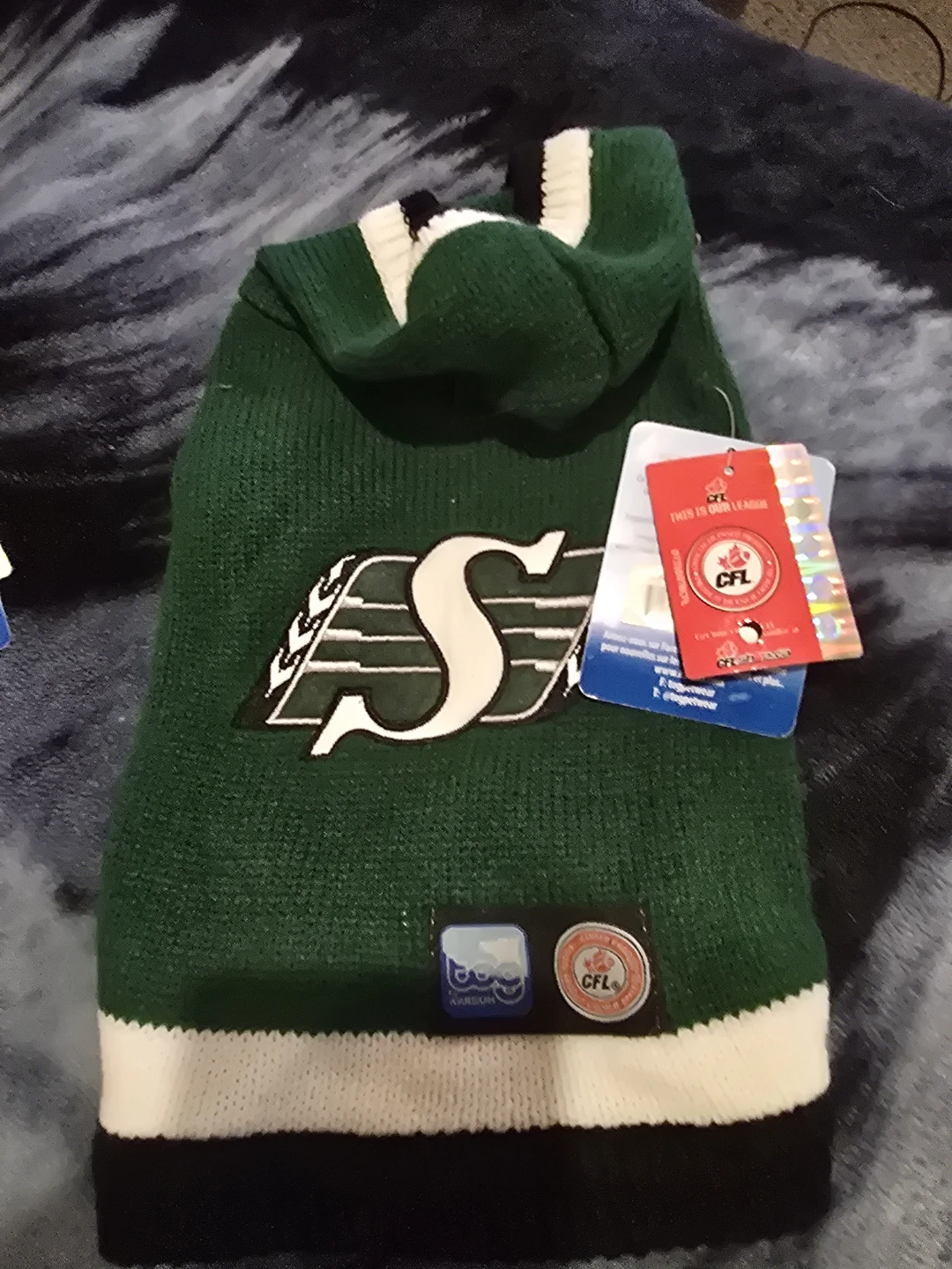 Saskatchewan Roughriders Dog Sweater