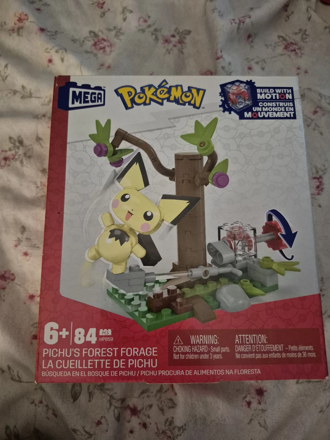 Mega Pokemon Pichu's Forest Forage Building Set
