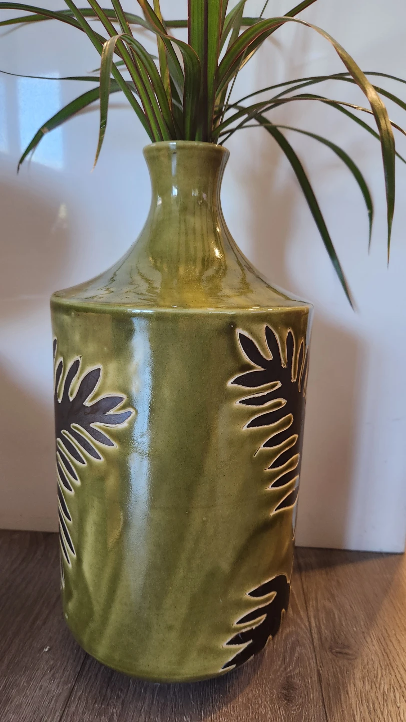 Luxe upcycled planter with plants - photo 2