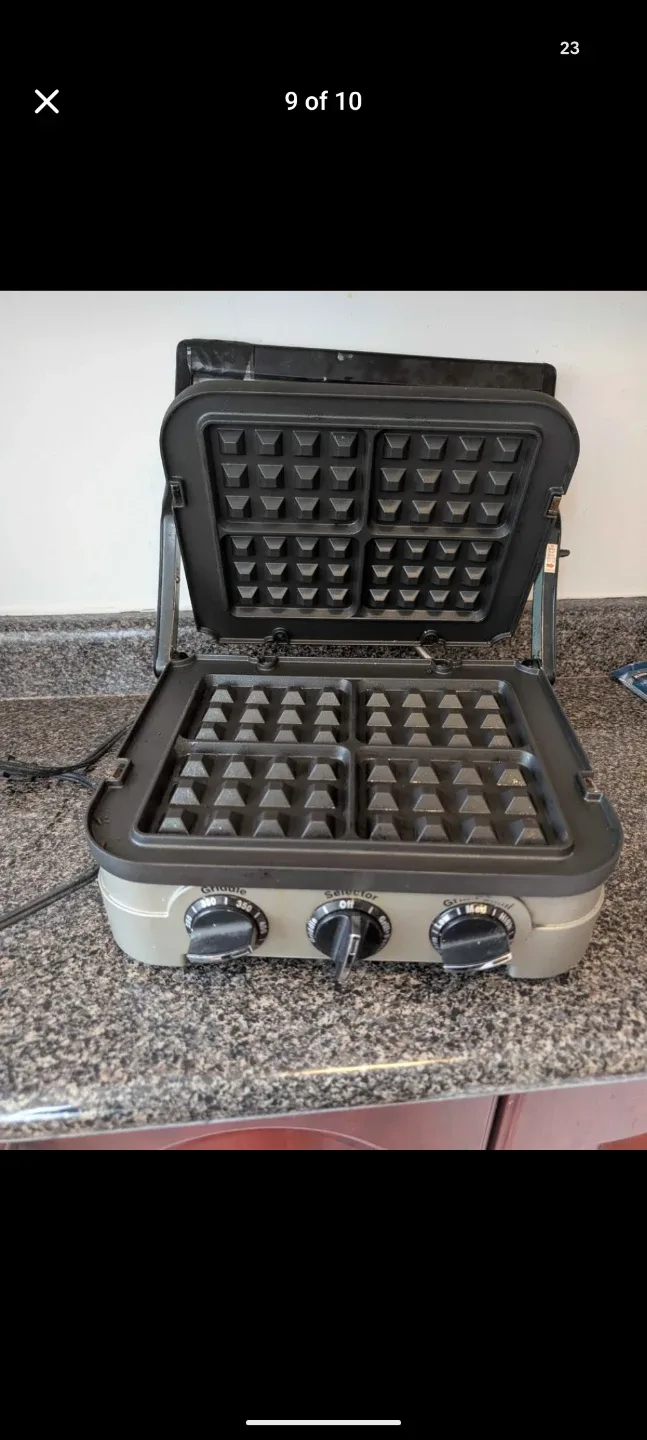 Cuisinart Electric Griddler Waffle Plates Set - photo 2