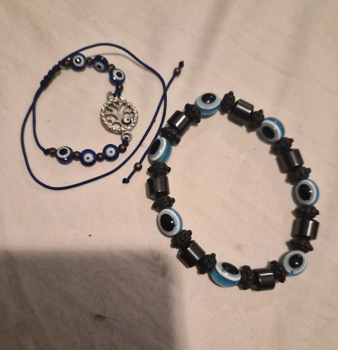 Evil Eye Bracelets with Tree of Life Charm