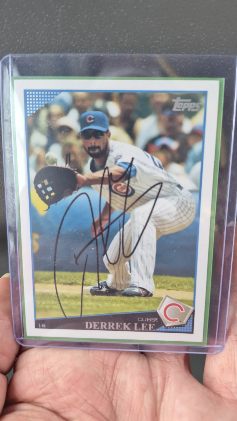 Collection of 5 Autographed Sports Cards - Hockey & Baseball - photo 3