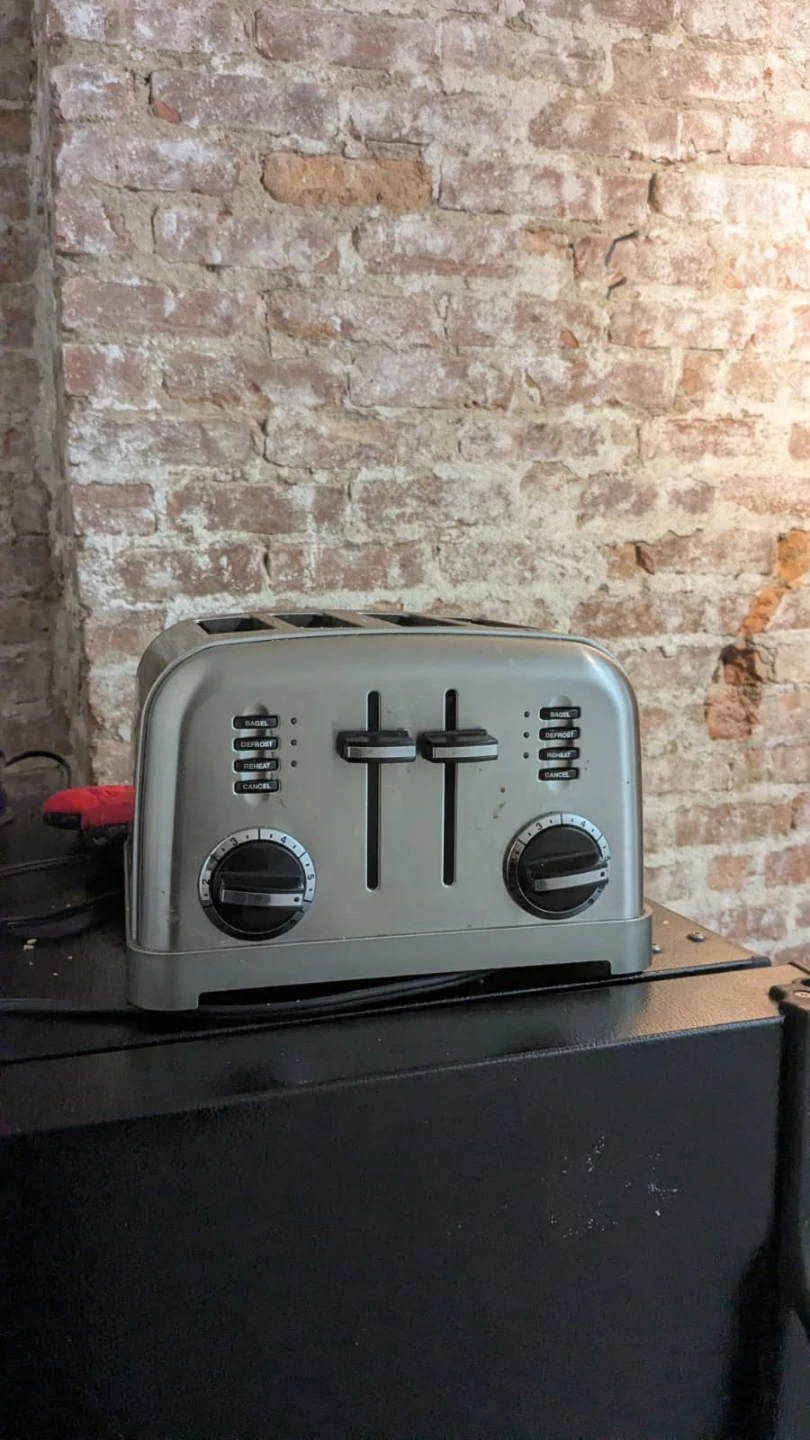 Silver 4-Slice Toaster