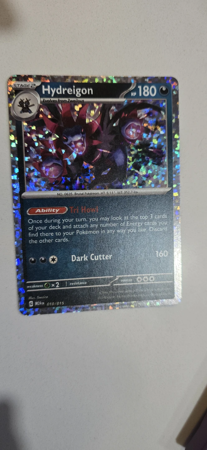 Pokemon Hydreigon Trading Card 010/015