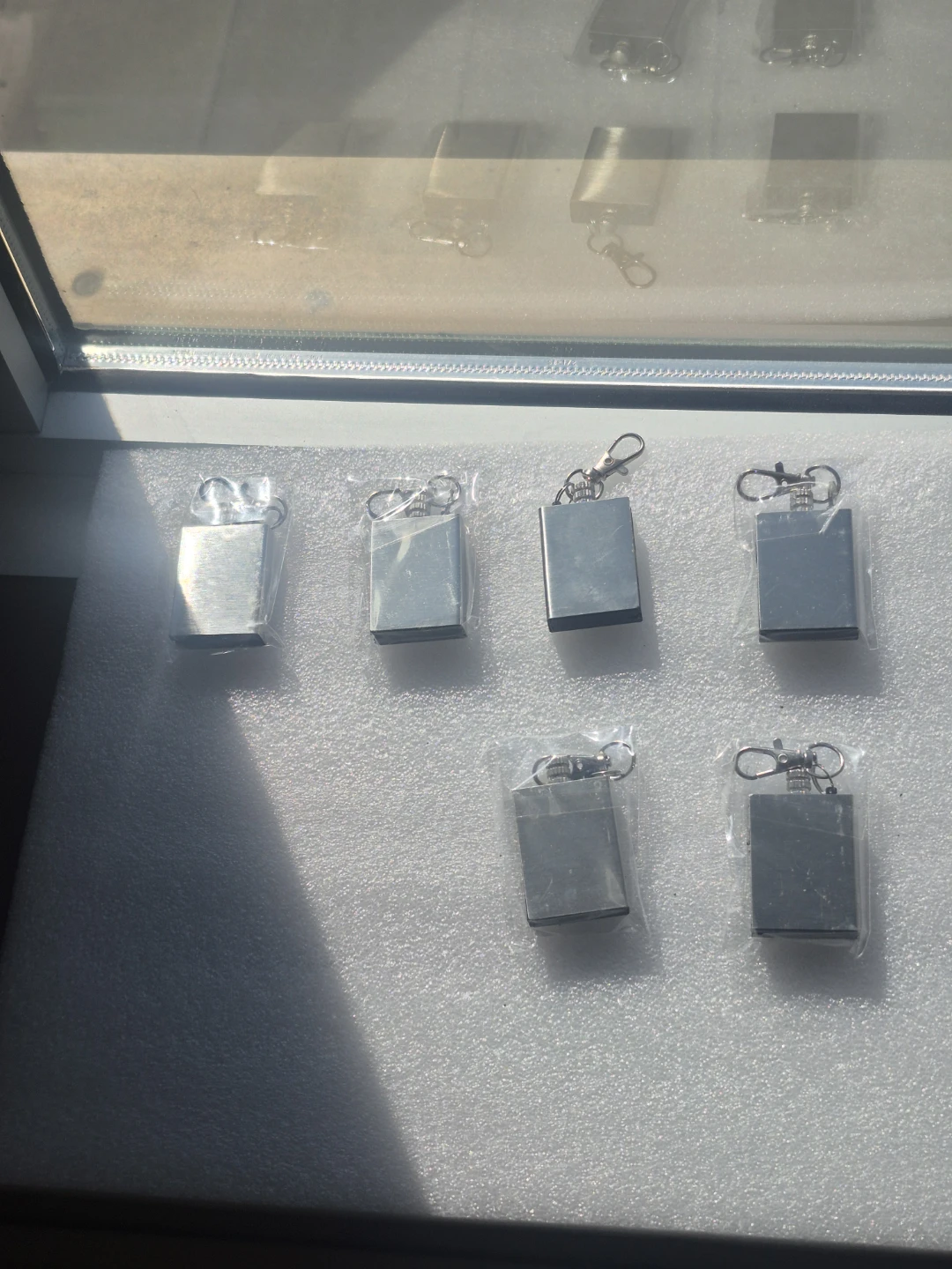 Metal Keychain Lighters - Pack of 6