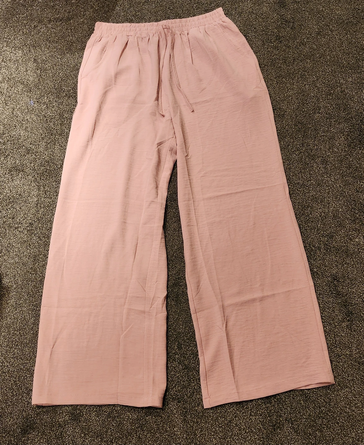 Pink Wide Leg Pants