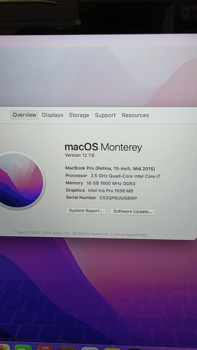MacBook Pro (Retina, 15-inch, Mid 2015 -i7 - photo 5