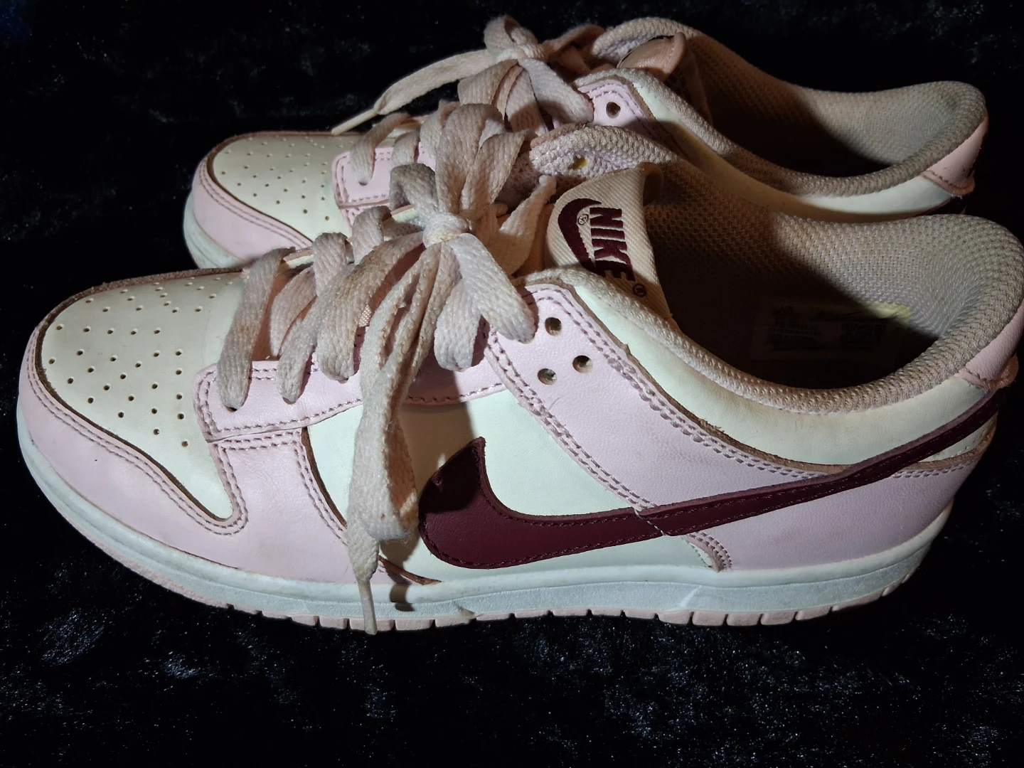 Nike Dunk Low Pink White Sneakers - photo 2