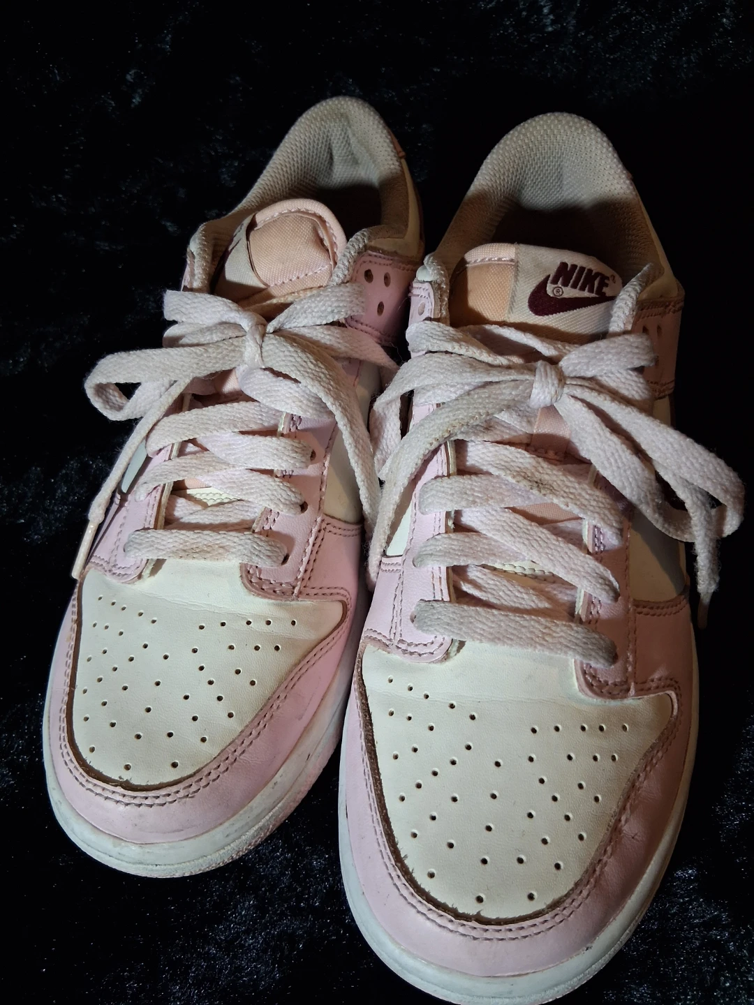 Nike Dunk Low Pink White Sneakers - photo 3
