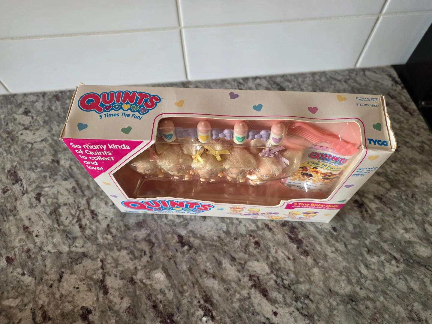 *Vintage* Quints "5 Tiny Baby Dolls with Special for 5 Bottle" - photo 5
