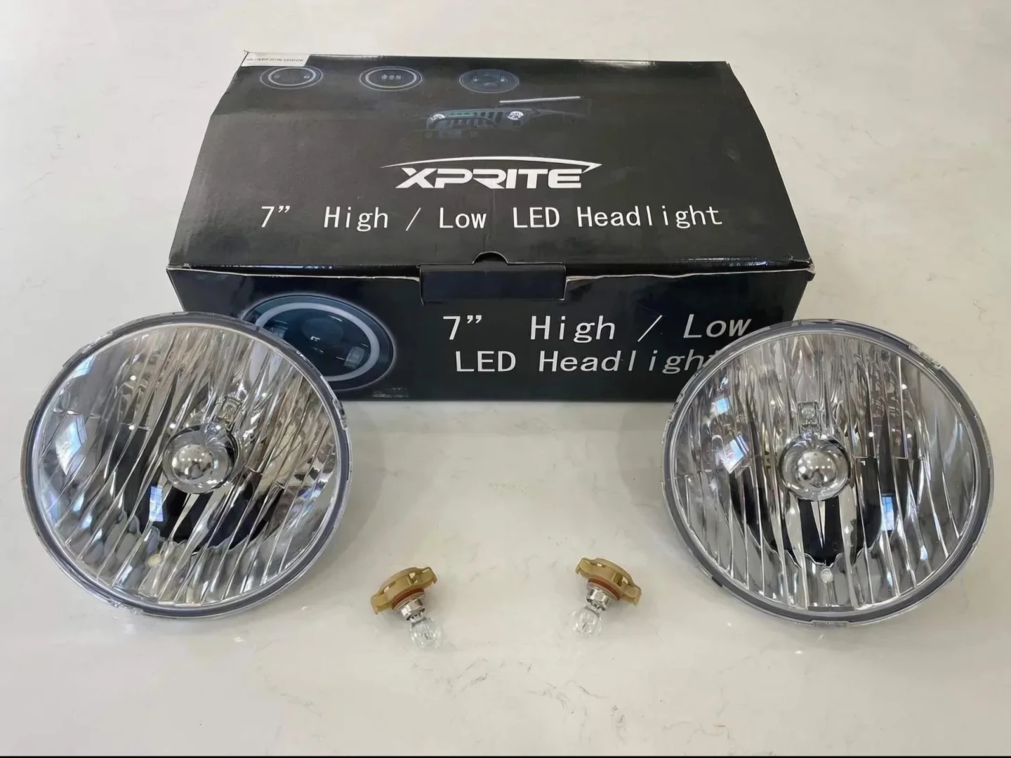 Xprite 7" High/Low LED Headlights (Pair)