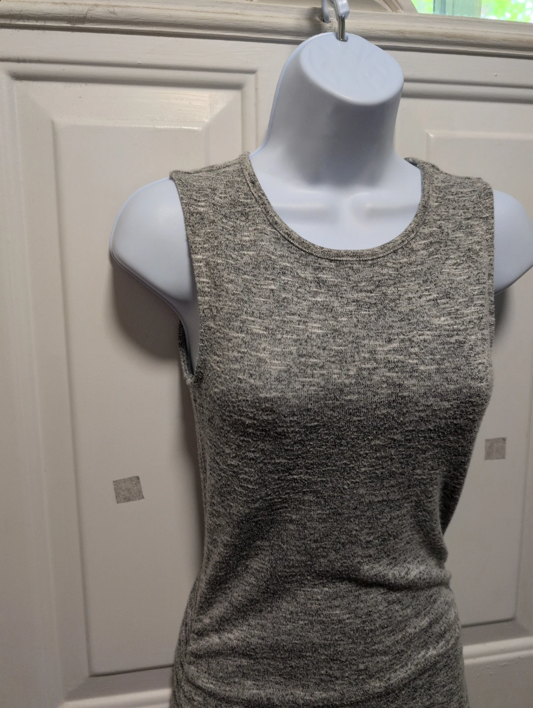 Joe Fresh Grey Ruched Sleeveless Dress XS/TP - photo 2