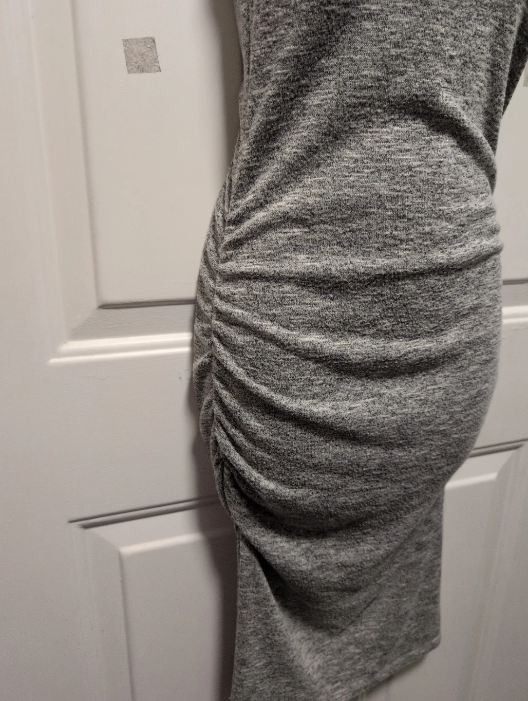 Joe Fresh Grey Ruched Sleeveless Dress XS/TP - photo 3