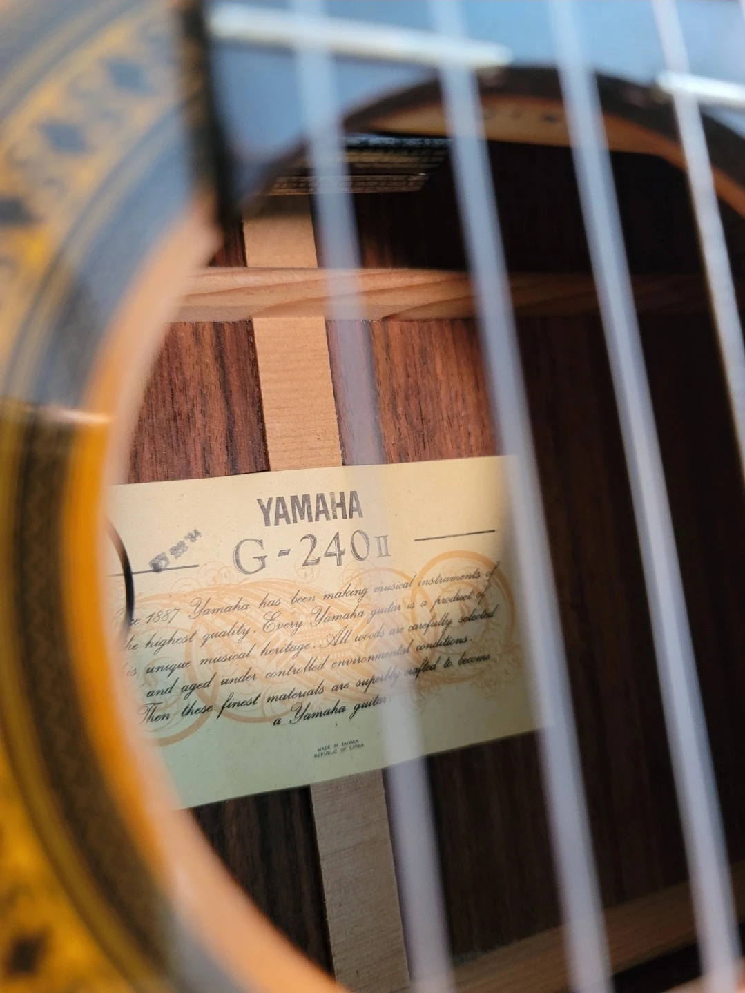 Yamaha G-240II Classical Guitar Lefty Instrument - photo 2