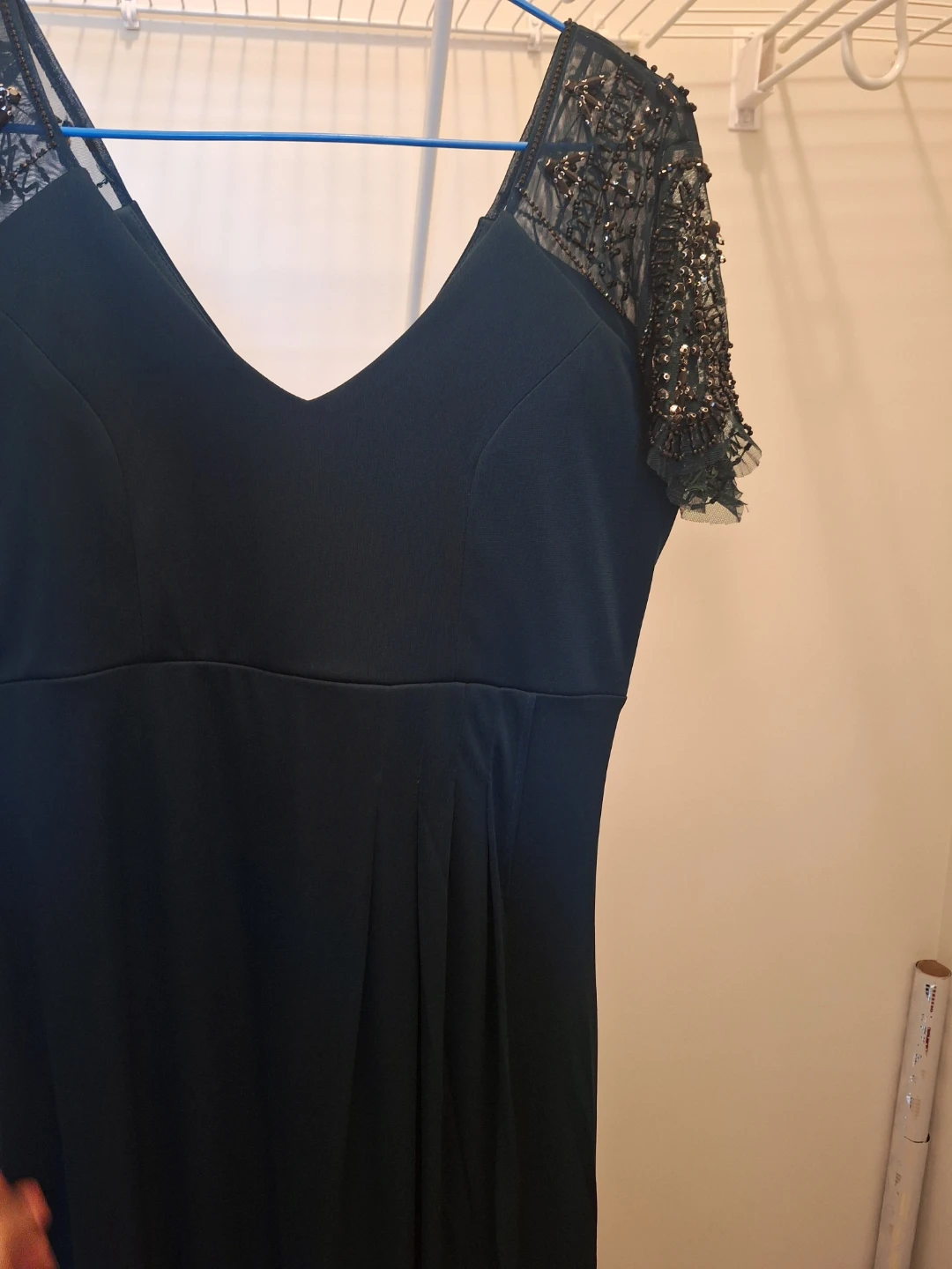 Laura CA V-Neck Beaded Sleeve Maxi Dress - photo 4