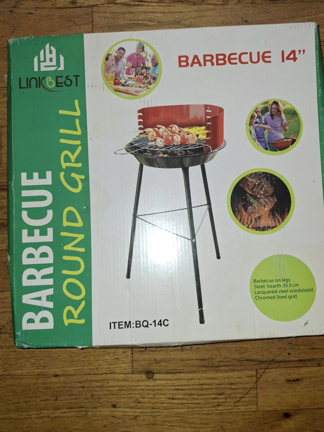 LINKBEST 14" Barbecue Round Grill