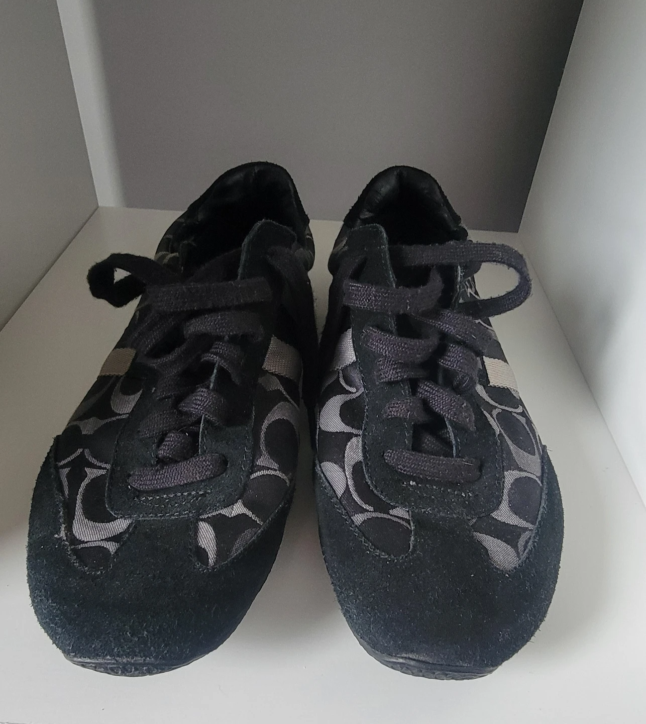 Coach Signature Canvas & Suede Sneakers - photo 2