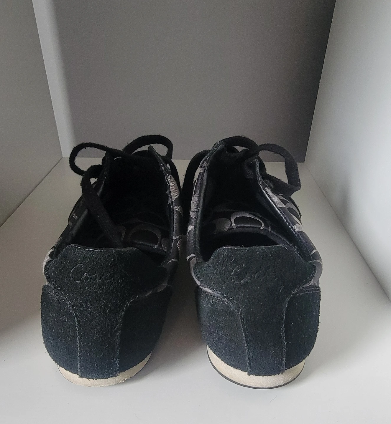 Coach Signature Canvas & Suede Sneakers - photo 4
