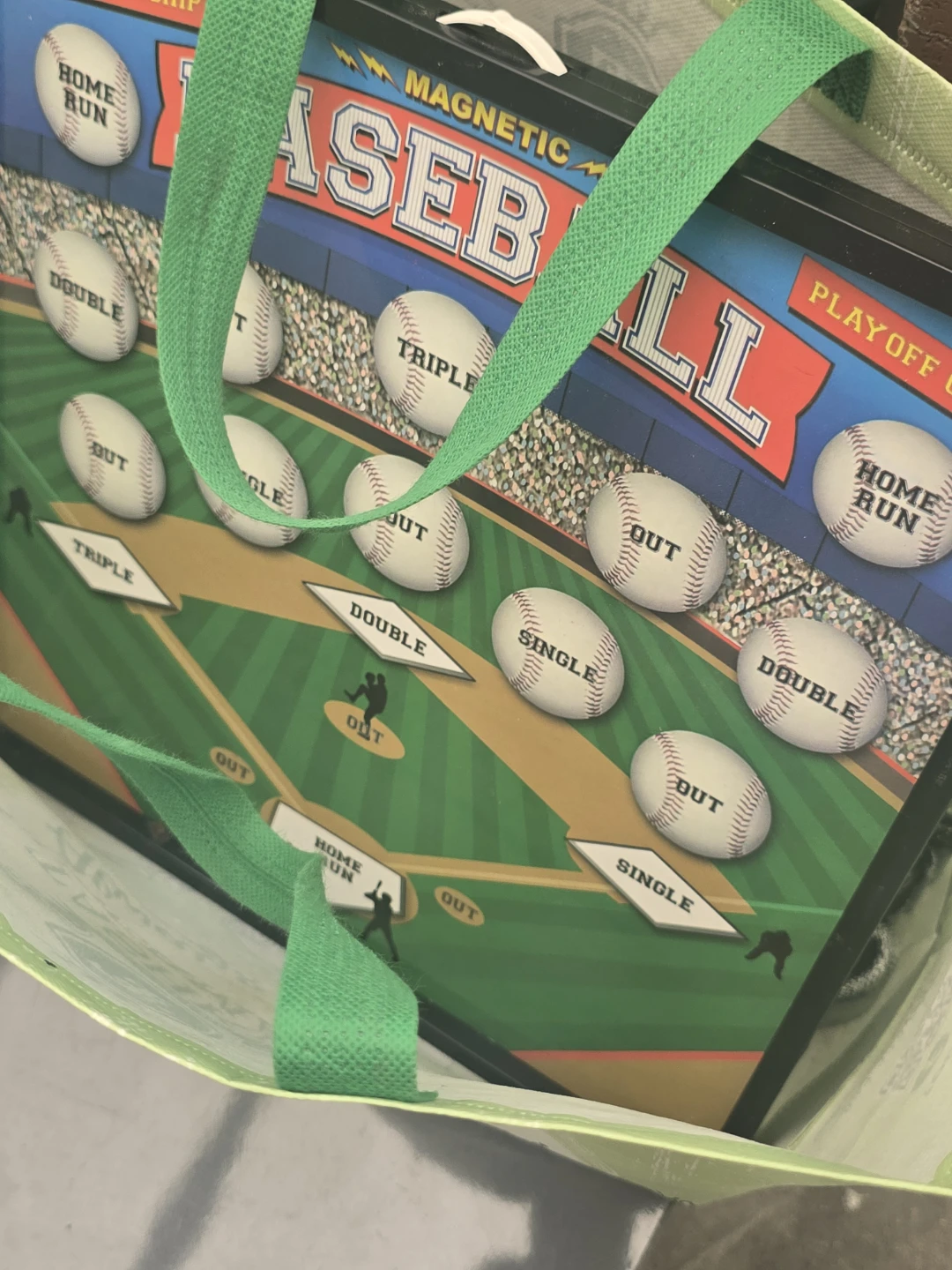 Magnetic Baseball Playoff Game