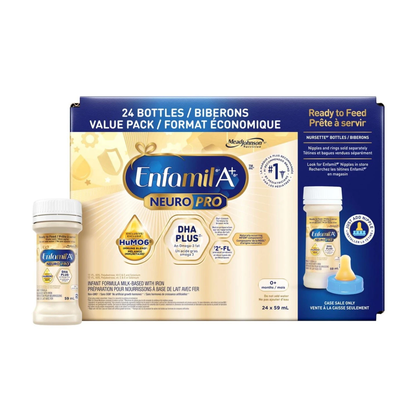 Enfamil A+ Neuro Pro Ready to Feed Infant Formula - 24 Bottles