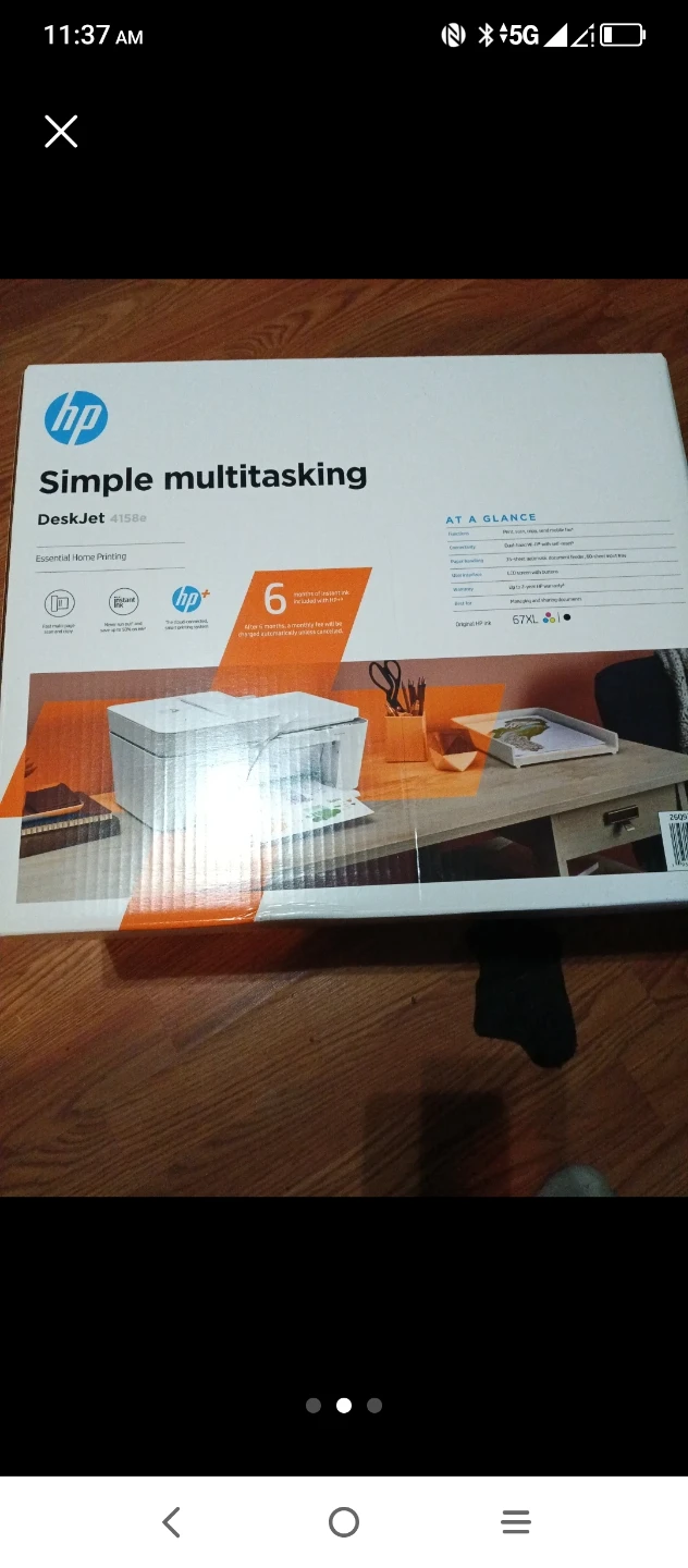 HP Laptop 15-dw0004dsHP DeskJet 4158e All-in-One Printer - photo 5