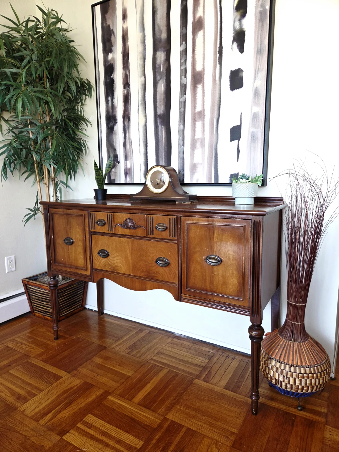 Antique Federal Design Solid Mahogany Buffet - photo 2