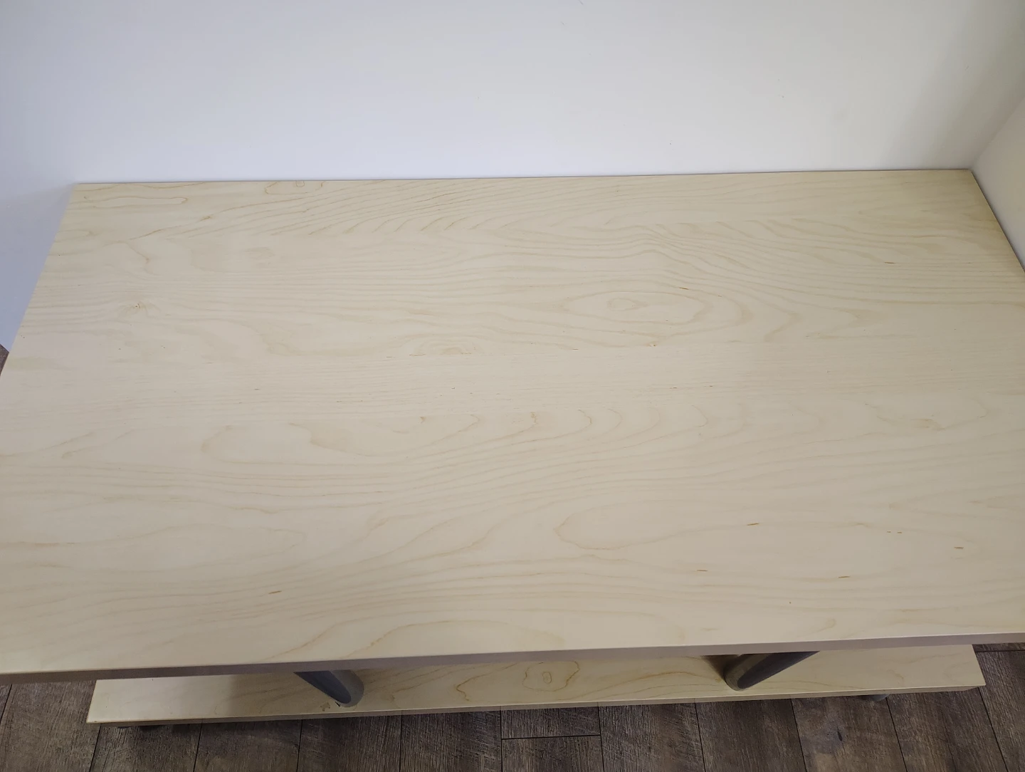 Wood Entertainment Stand with Wheels - photo 2
