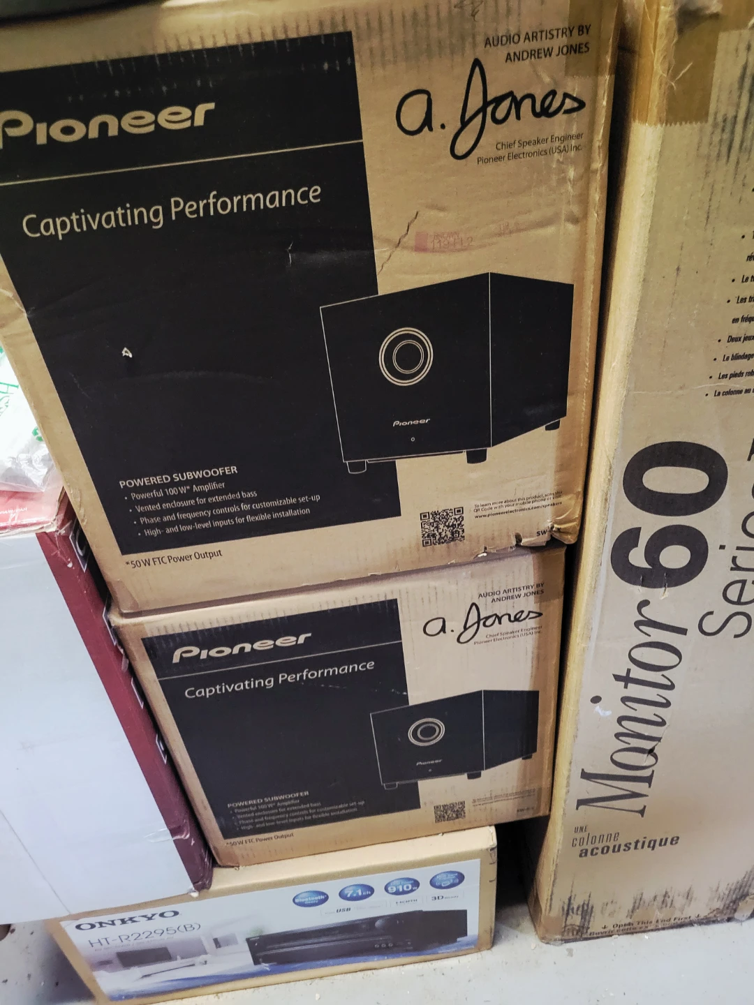 Pioneer Powered Subwoofer