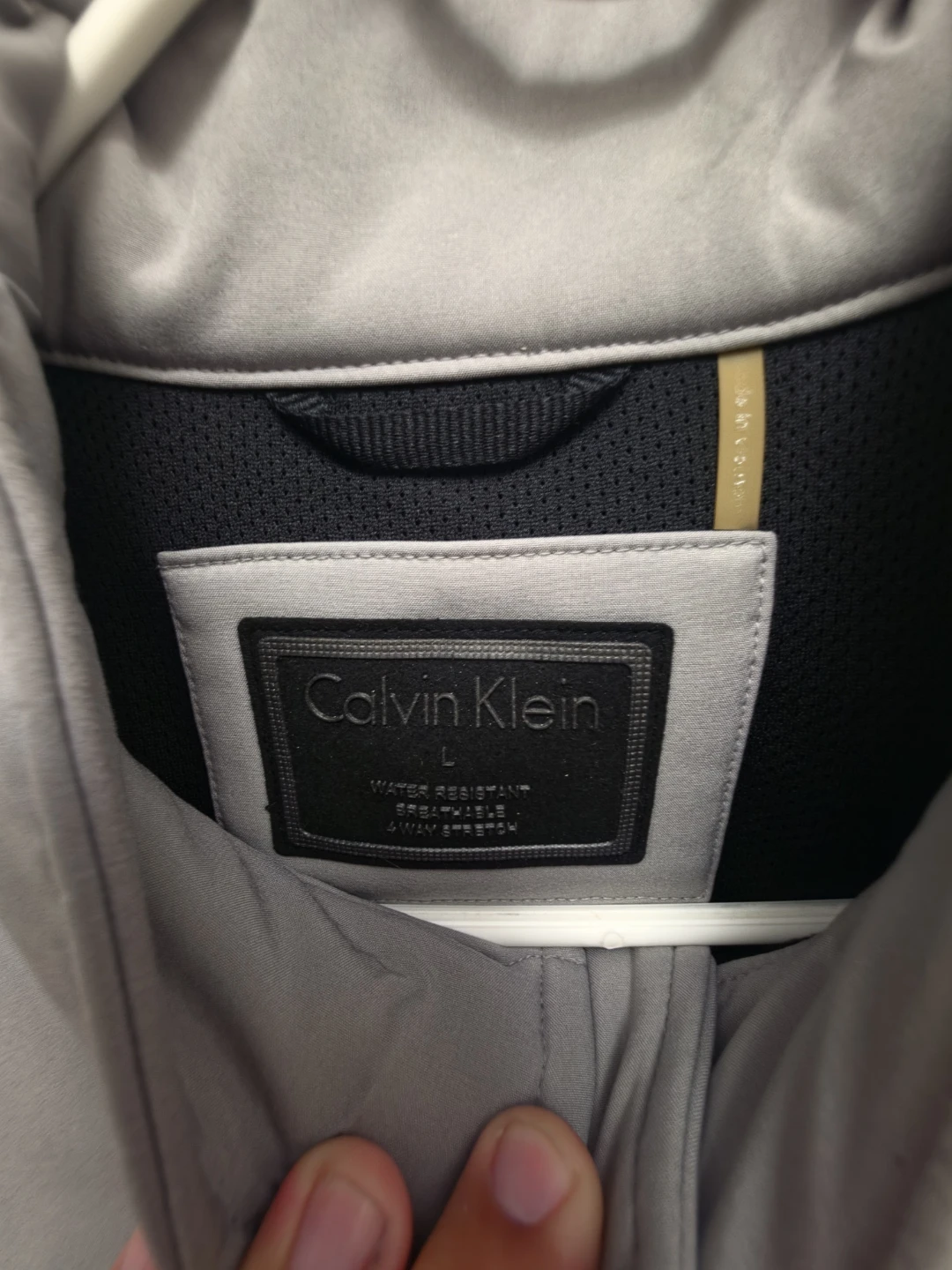 Calvin Klein Men's Gray Jacket - Size L - photo 2