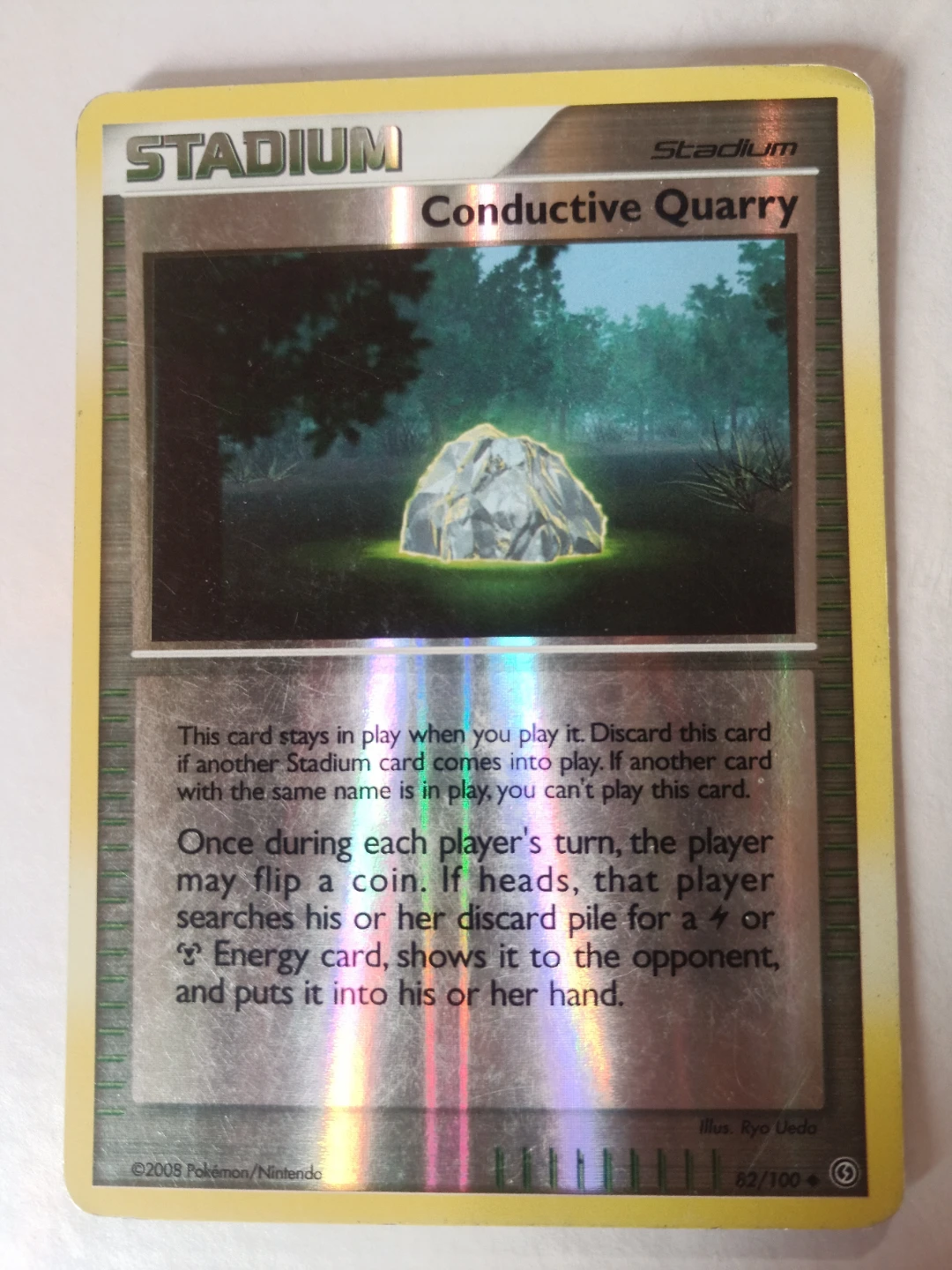 Pokemon Stadium Card - Conductive Quarry