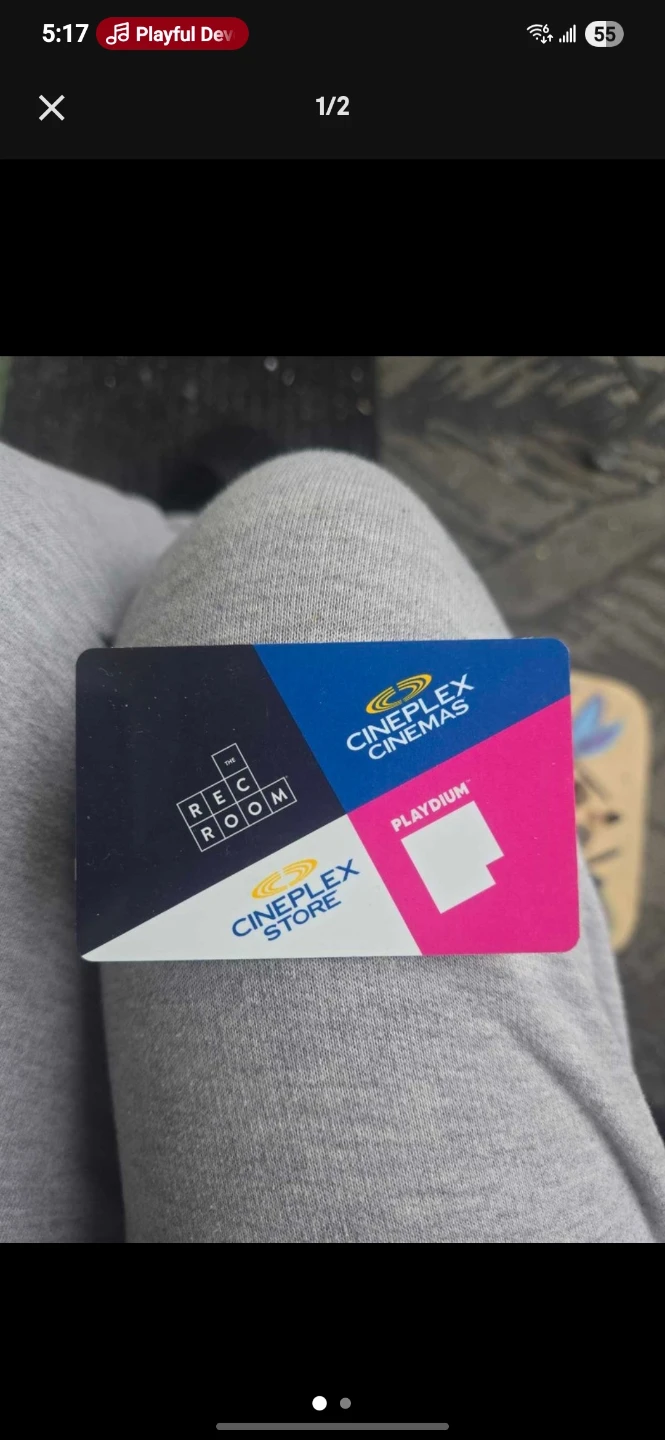Cineplex Gift Card