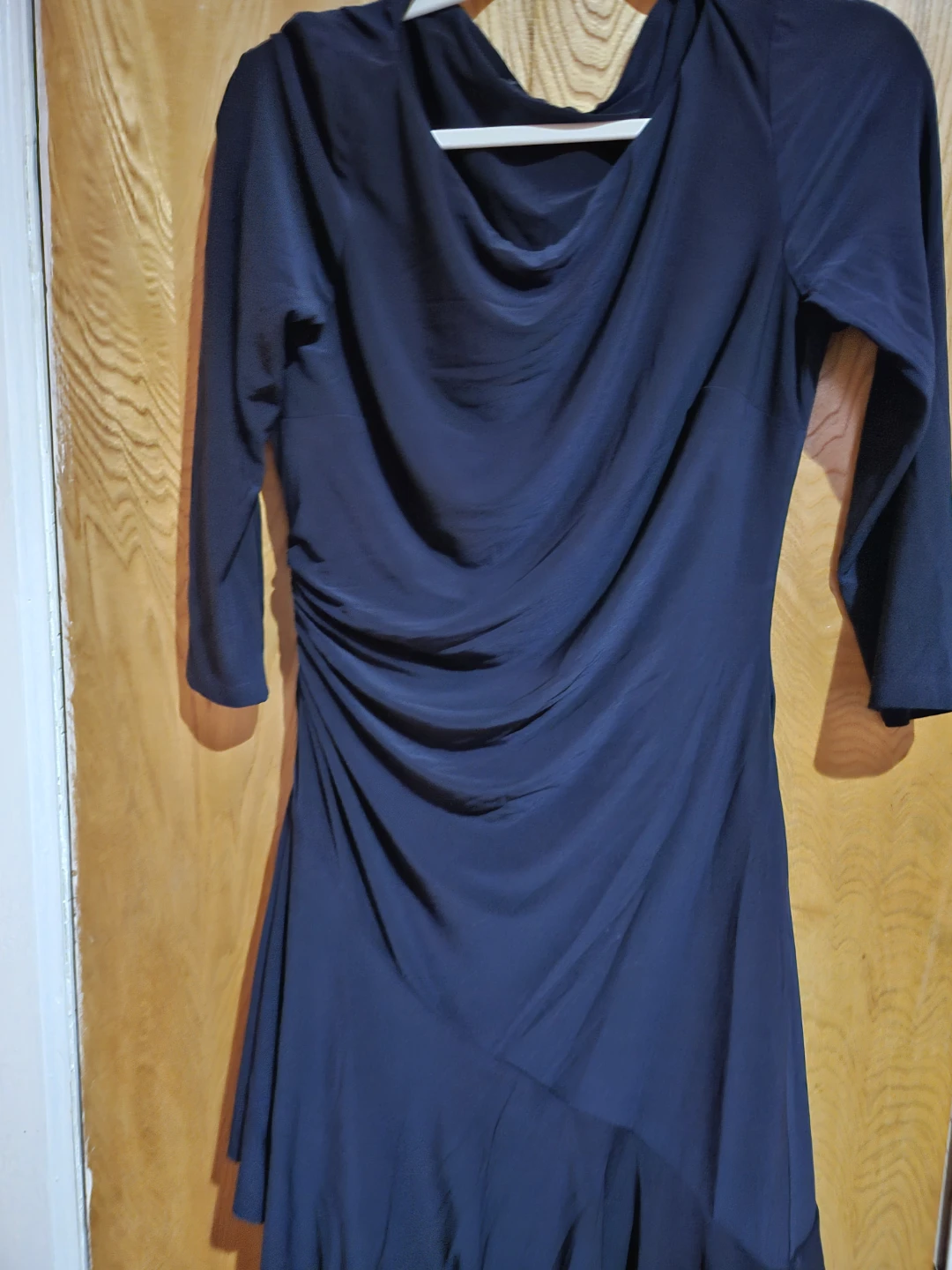 Ralph Lauren  Navy Blue Ruched Dress - photo 2