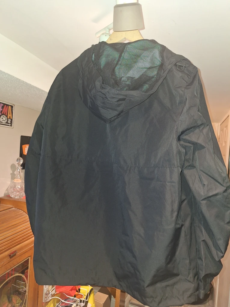 H&M Black Water Repellent Windproof Anorak Jacket - BNWT - photo 2