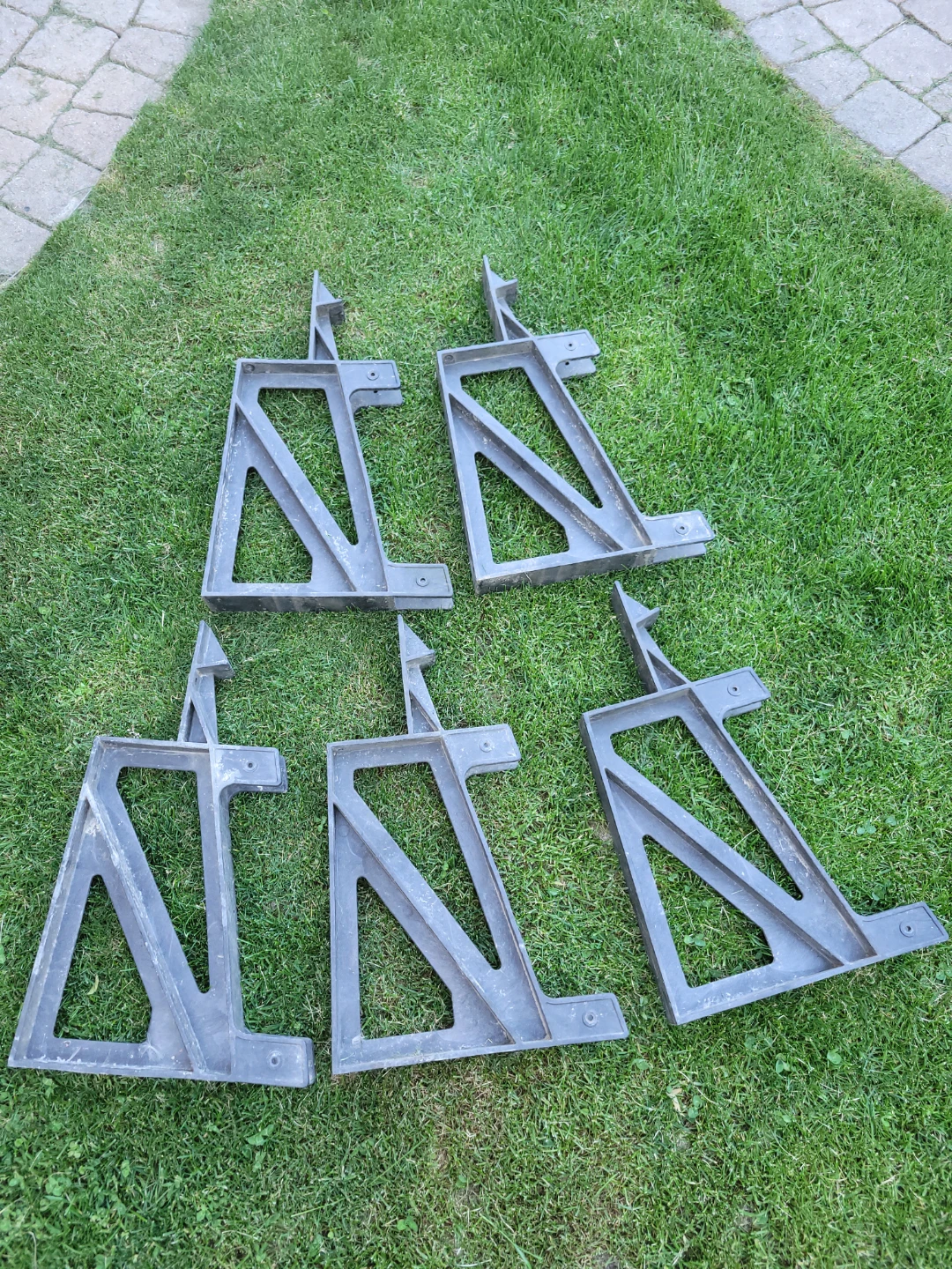 Set of 5 Hard plastic Brackets - photo 2