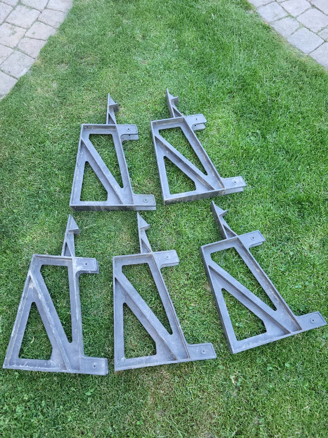Set of 5 Hard plastic Brackets - photo 2