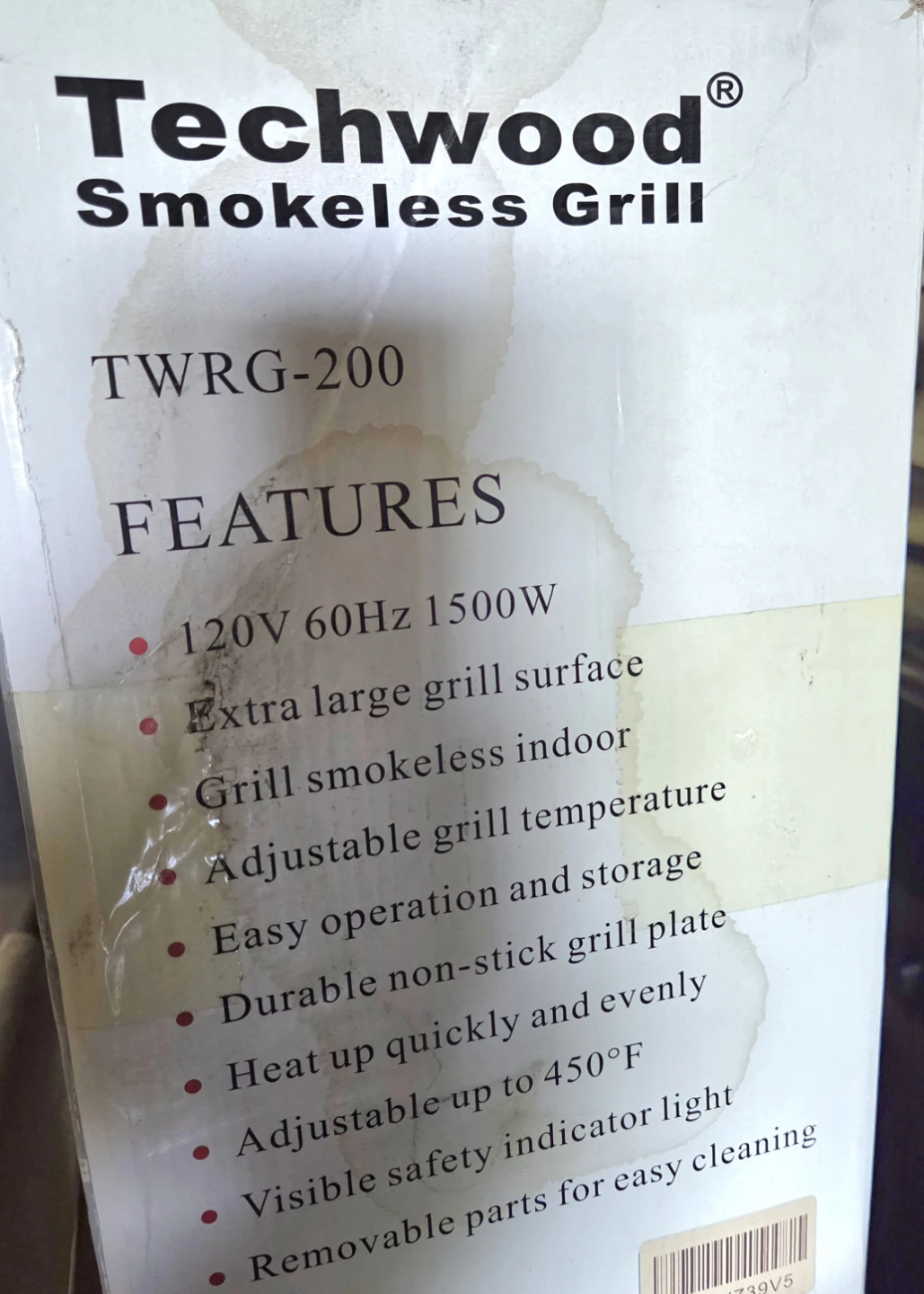 Techwood Smokeless Grill TWRG-200 - photo 3