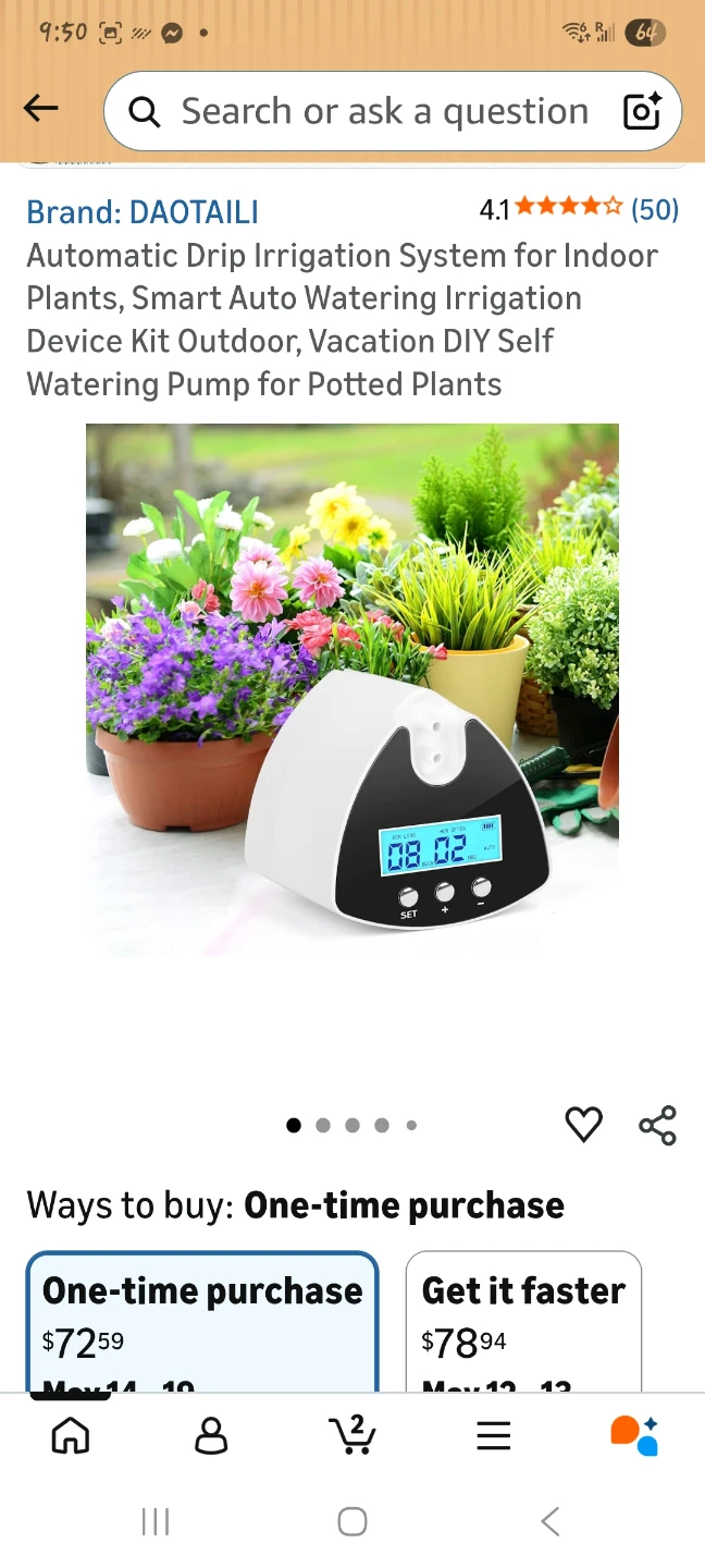 Automatic Drip Irrigation System for Indoor/Outdoor Plants