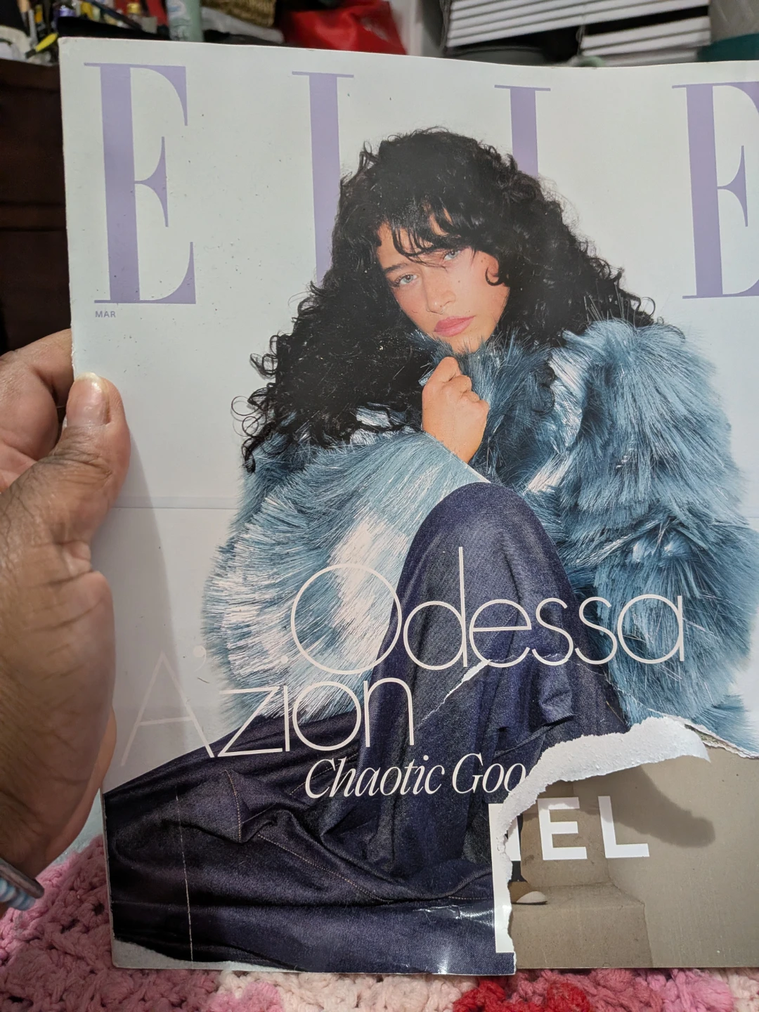 ELLE Magazine March Issue - Odessa Zion Cover