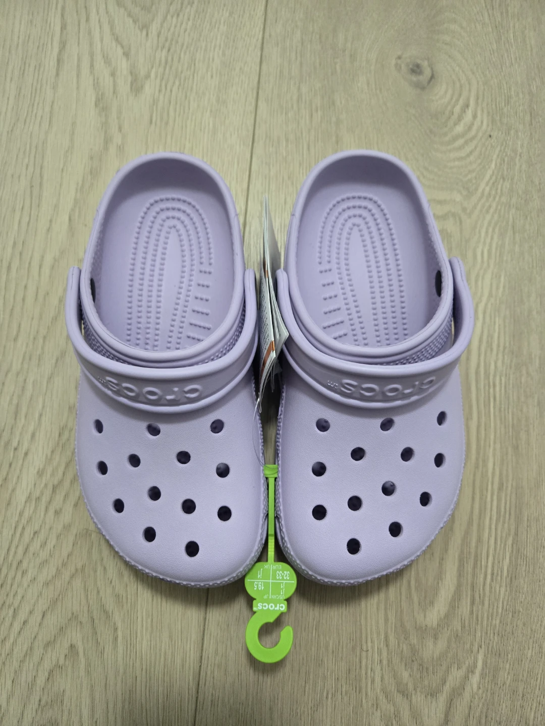 NWT size 1 Kids Girls Lavender Crocs