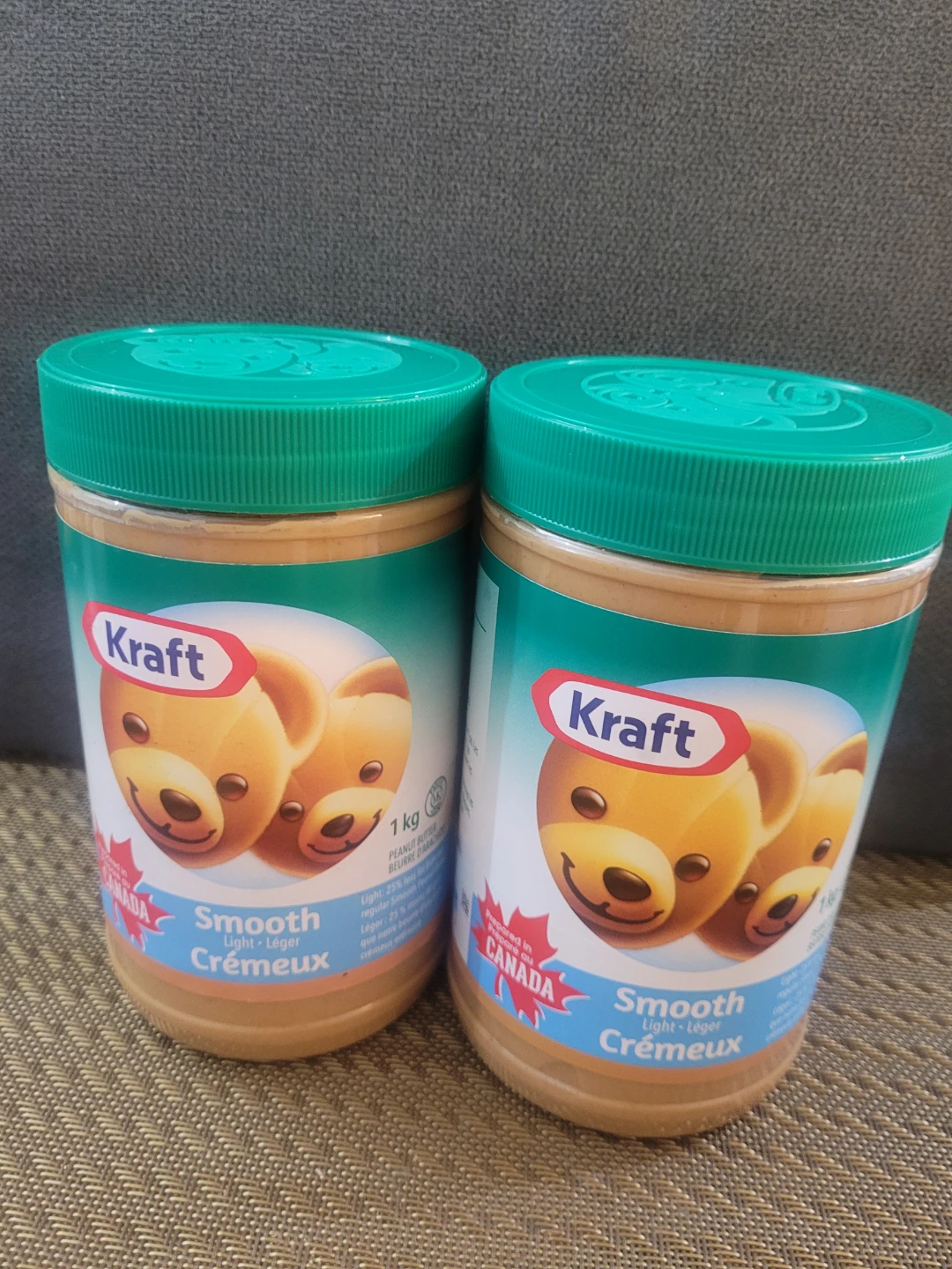 Kraft Smooth Peanut Butter - 1kg (2 Pack)