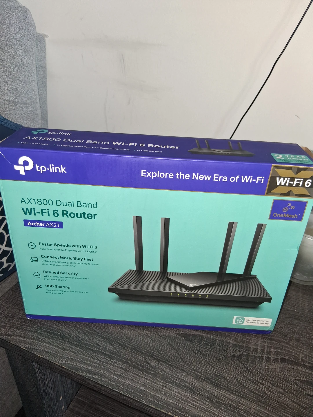 TP-Link AX1800 Dual Band Wi-Fi 6 Router Archer AX21