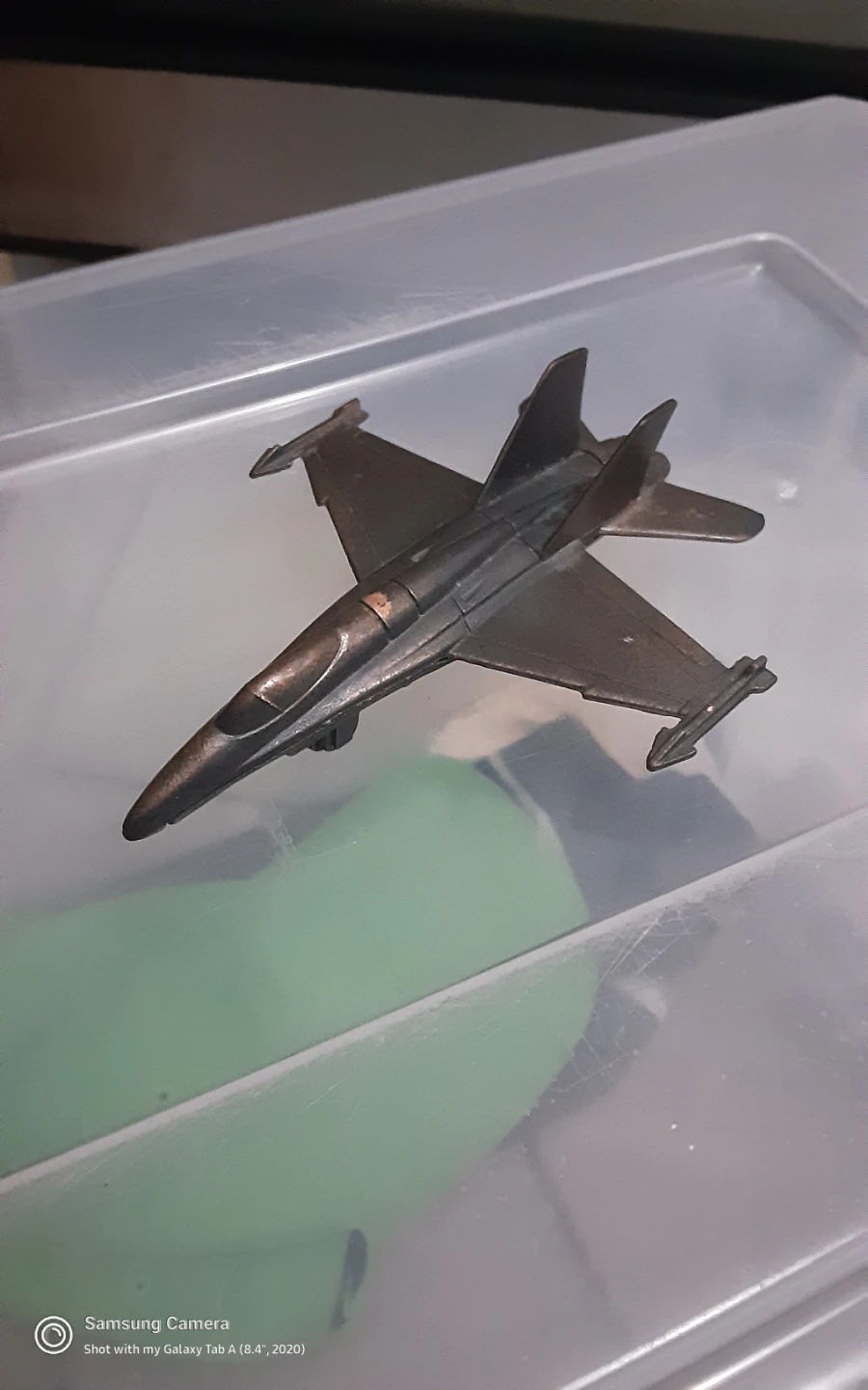 Die-cast Fighter Jet Pencil Sharpener,  Metal.